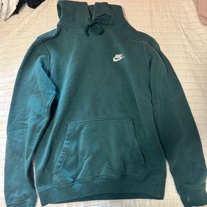 Nike Teal Pullover Hoodie with White Swoosh